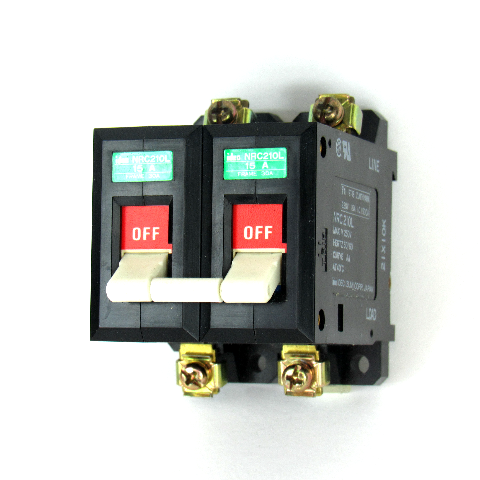 Idec NRC210L Circuit Protector, 15 A, 250V