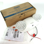 Global 500780 2 LED Head Emergency Unit w/ Adjustable Optics NEW