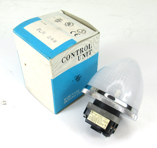 Maruyasu Electric Ltd. BLR-24-C White Indicator Light NEW
