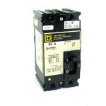 Square D FAL26060J Circuit Breaker, 60 Amp, 2-Pole, 600~250V
