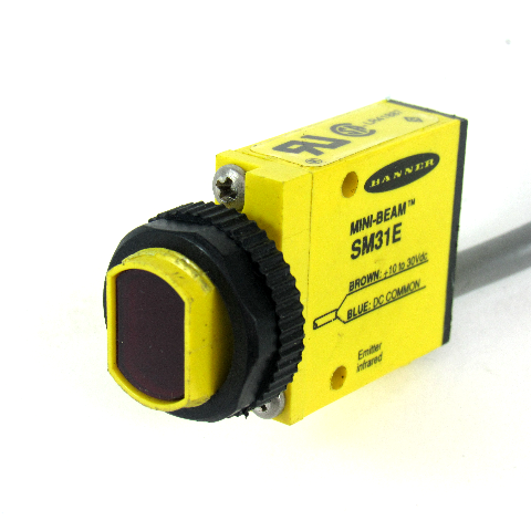 Banner Engineering SM31E Photoelectric Sensor, Mini-Beam, 10-30V DC