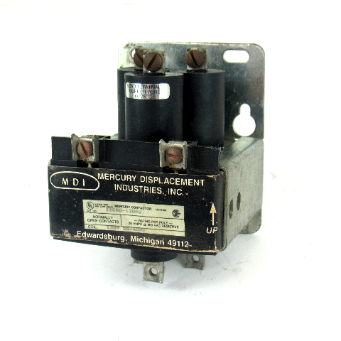 MDI 330NO-120AU Mercury Contactor, 600V AC, 3-Pole