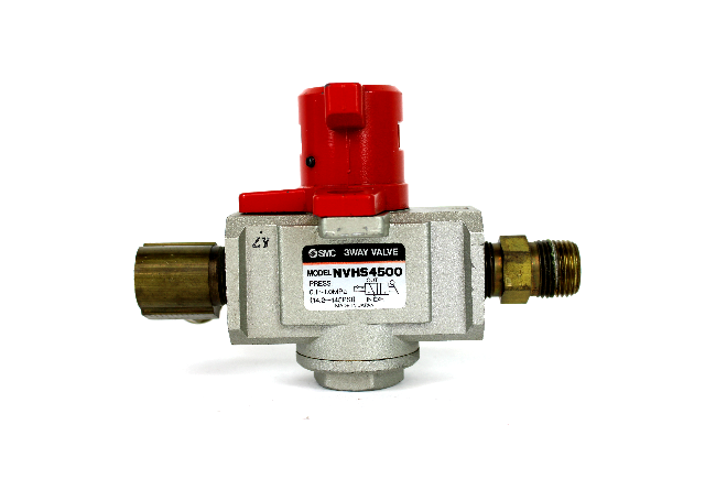 SMC NVHS4500 Pressure Relief Valve 3 Port Lock Out Valve, 0.1~1.0 MPa