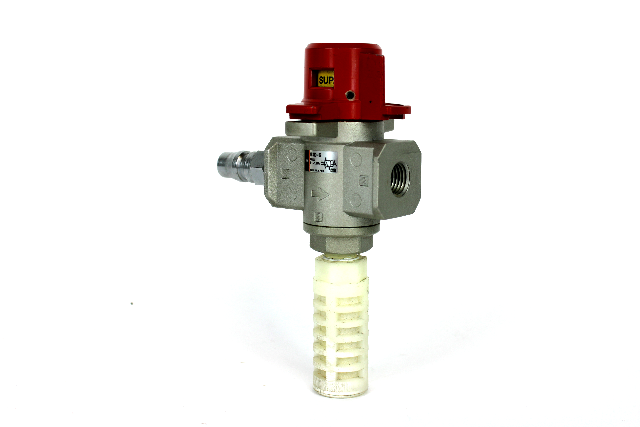SMC VHS30-02 Pressure Relief Valve 3 Port Lock Out 0.1~1.0 MPa
