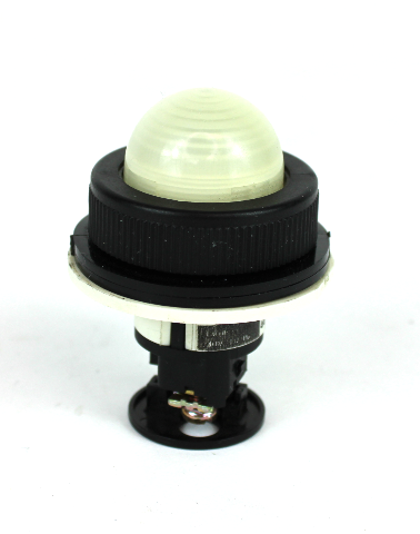 Fuji Electric DR30D0L-E3 White Domed Pilot Light