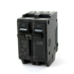 General Electric HACR Circuit Breaker, 15 Amp, 2-Pole