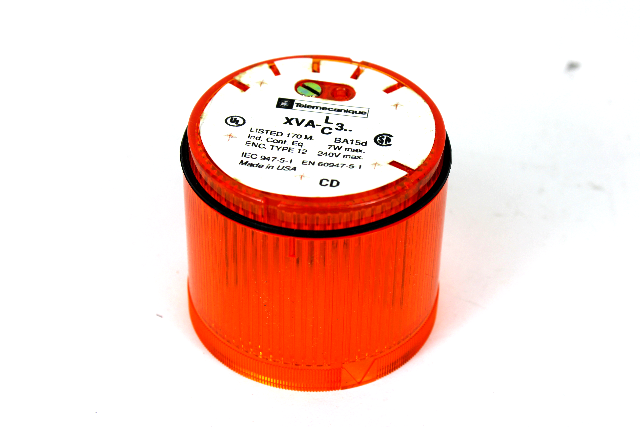 Telemecanique XVAC351 Amber Stack Light Indicator, NEW