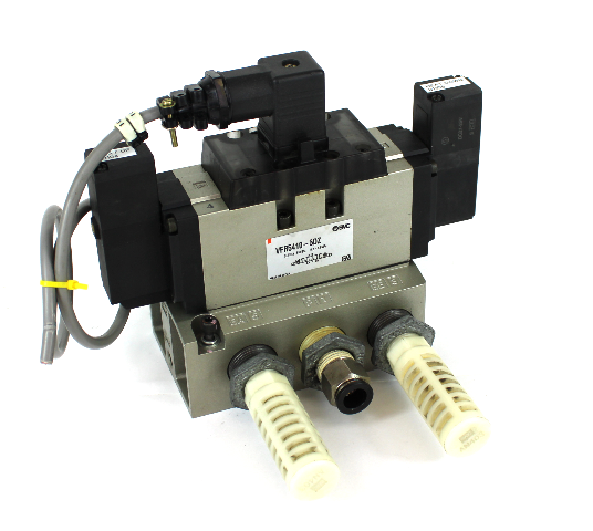 SMC VFR5410-5DZ Solenoid Valve w/ Base Mount 0.2-0.9Mpa