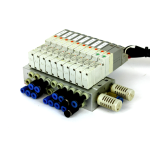 SMC SX3140-5MOZD (8) and SX3240-5MOZD (2) Solenoid Valve Manifold, 0.15~0.7MPa