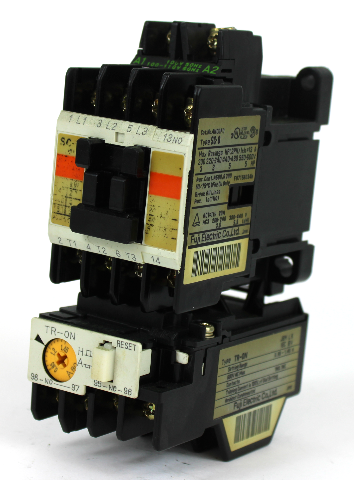 Fuji Electric SC-0 Contactor Relay w/ TR-0N Thermal Overload Relay