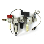 SMC VHS30-03, AF30-03, AR30-03B, AV3000-03-5DZ Regulator/ Filter/ Valve Assembly