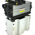 SMC MGQM100-100-Z73 Pneumatic Cylinder w/ CDRA1BS80-180C Rotary Actuator