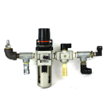 SMC NAW4000-N04 Filter Regulator w/ VHS4000-04 Pressure Relief Valve Assembly