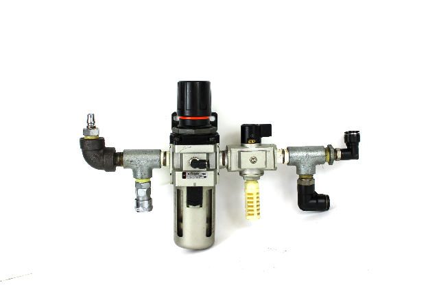 SMC NAW4000-N04 Filter Regulator w/ VHS4000-04 Pressure Relief Valve Assembly