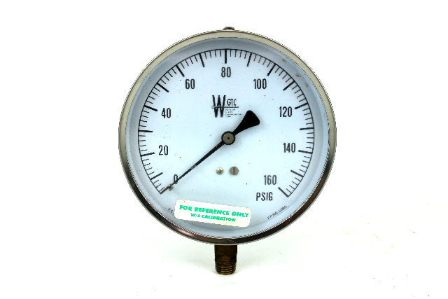 WGTC EA14 Pressure Gauge, 0~160 PSIG