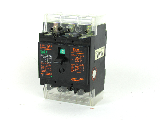 Fuji Electric BB3AEA-003 Auto Circuit Breaker, 3 Amp, 3-Pole