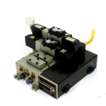 SMC NVFR2300-5FZ Solenoid Valve Manifold with 3 Solenoid Valves