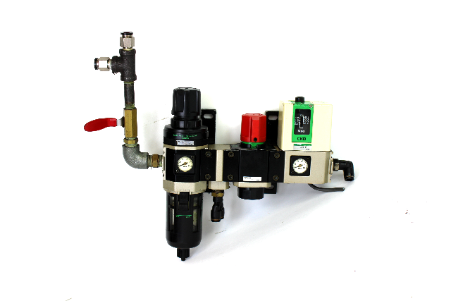 CKD W3000-10/ V3000-10/ P4000-10 Regulator/ Valve/ Pressure Switch Assembly