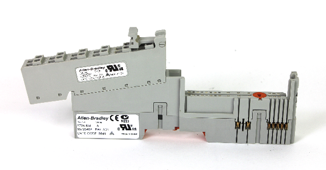 Allen Bradley 1734-MB Ser. A Base with 1734-RTB3 Ser. A Terminal Module