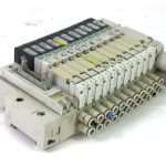 Koganei F10M11PJ-124W Pneumatic Solenoid Manifold w/ F10T1/F10T2