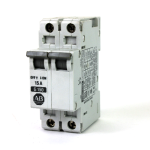 Allen Bradley 1492-CB2G150 Ser. B Circuit Breaker, 15A, 2-Pole, 480 VAC, 65 VDC