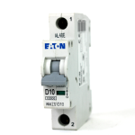 Eaton WMZS1D10 Circuit Breaker, 1-Pole, 10 Amp, 277 VAC, 48 VDC