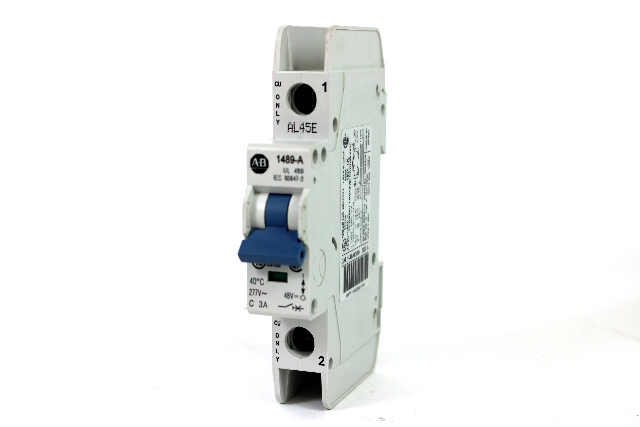 Allen Bradley 1489-A1C030 Ser. A Circuit Breaker, 3 Amp, 1-Pole, 277V AC, 48V DC