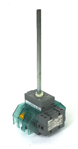 Siemens 3LD2244-0TK53 Rotary Switch w/ 3LD9220-5C Contact Block