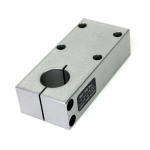 80/20 Inc. 5425 1" Single Shaft Pre-Drilled Stanchion Mounting Plate