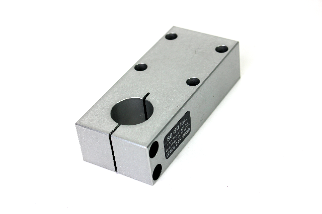 80/20 Inc. 5425 1" Single Shaft Pre-Drilled Stanchion Mounting Plate