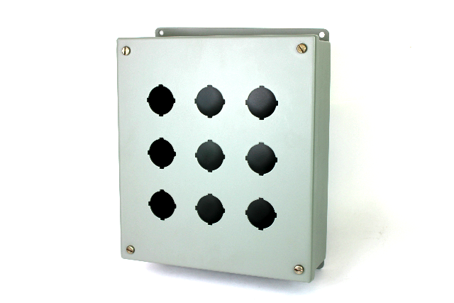 Hammond Manufacturing 1435K Pushbutton Console Enclosure, 9-Hole