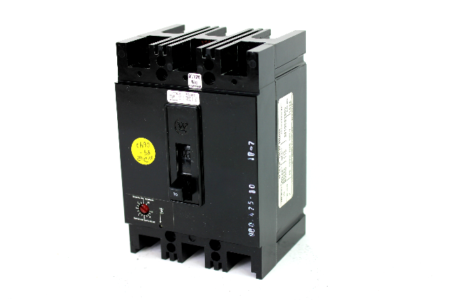Westinghouse Electric 2610D53G05 Circuit Breaker, 10 A, 250V DC, 600V AC, 2-Pole