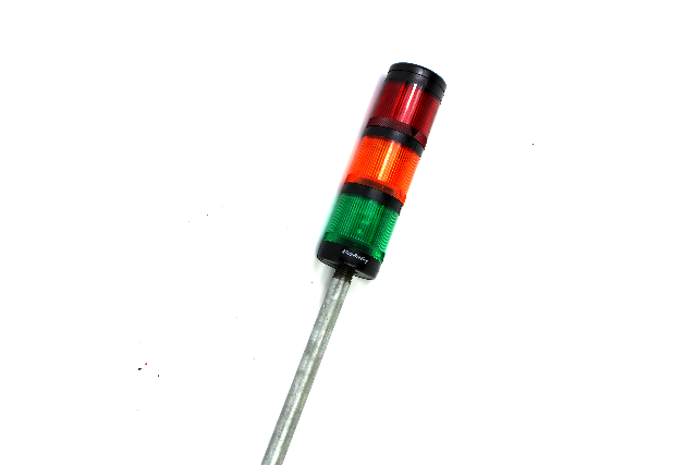 Allen Bradley 855T-DM1BCB Ser. C Stack Light Base w/ Red, Amber, Green Lens