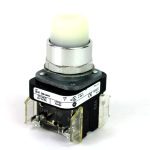Allen Bradley 800T-QBH24W Ser. T Illuminated Push Button Switch, White, 24V AC/DC