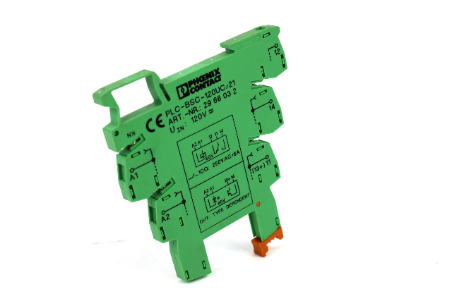 Phoenix Contact PLC-BSC-120UC/21 2966032 Relay Base, 120V AC/DC