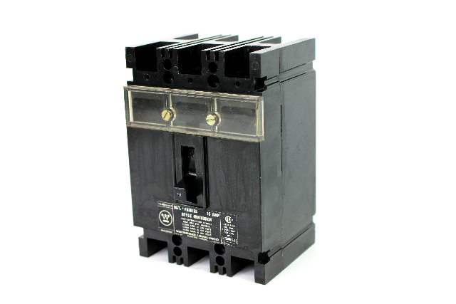 Westinghouse FB3015S Circuit Breaker, 15 Amp, 600V AC, 3-Pole