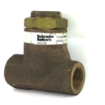 Schrader Bellows 32500519 Flow Control Valve, 250 PSIG
