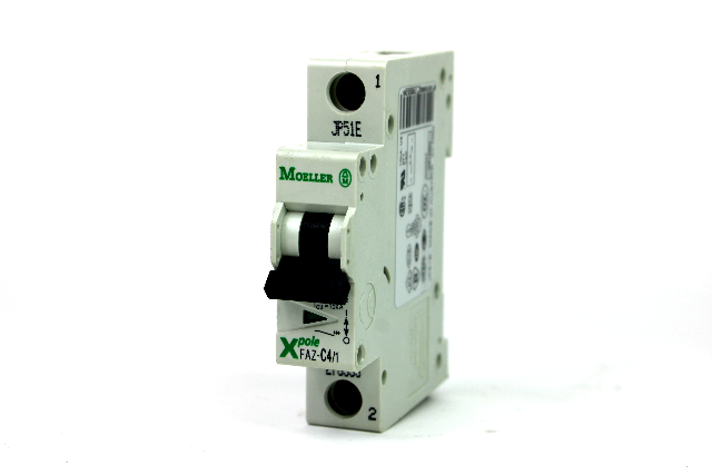 Moeller FAZ-C4/1 XPole Miniature Circuit Breaker, 1-Pole, 240/415V AC