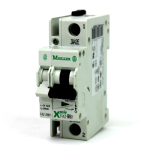 Moeller FAZ-B6/1 XPole Circuit Breaker, 6 Amp, 15kA w/ FAZ-XHI11 Aux. Contact