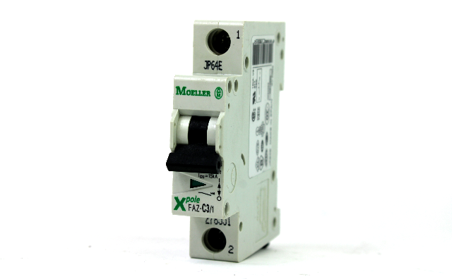 Moeller FAZ-C3/1 XPole Circuit Breaker, 1-Pole, 3 Amp, 240/415V AC