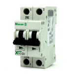 Moeller FAZ-C2/2 XPole Circuit Breaker, 2-Pole, 2 Amp, 240/415V AC