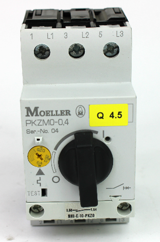 Moeller PKZM0-0,4 Motor Protective Circuit Breaker, 1A, 230 V