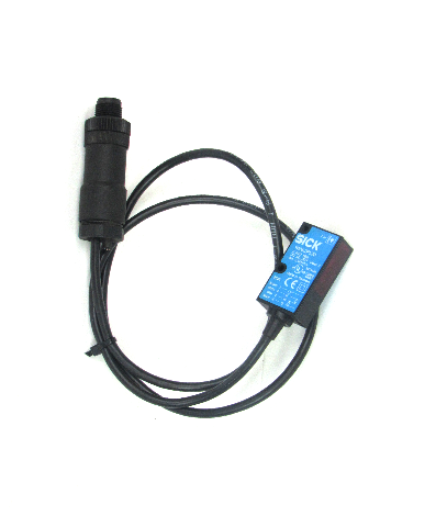 Sick WE9-2P130 Photoelectric Sensor, 10-30V DC w/ Cable and Connector