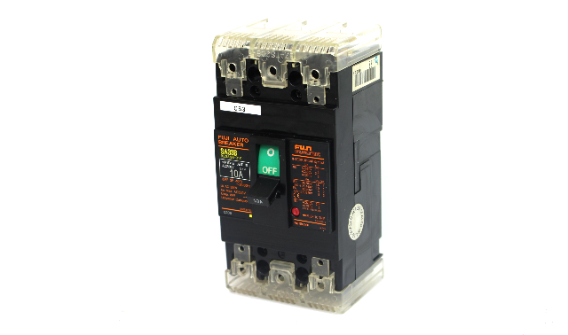 Fuji Electric BB3ASB-010 Auto Circuit Breaker, 10 Amp, 3-Pole