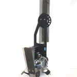EAM MINI-ST Automated Label Applicator w/ Slo-Syn KSL091T1YG3 Sync. Motor, 120VAC