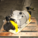 Siemens 1LG4183-4AA10 3-Phase Motor w/ Ball Valves, Check Valves and Vane Pumps