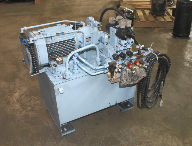 Yuken YA16-C-6-3.7-41 Hydraulic System w/ 3.7kW Motor & Piston Pump