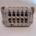 Phoenix Contact HC-B-10-EBUS Female 10 Position Connector New