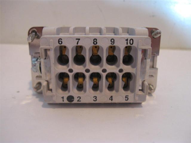 Phoenix Contact HC-B-10-EBUS Female 10 Position Connector New