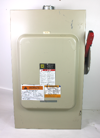 Square D CHU364 Heavy Duty Non-Fusible Safety Disconnect Switch 600VAC/DC